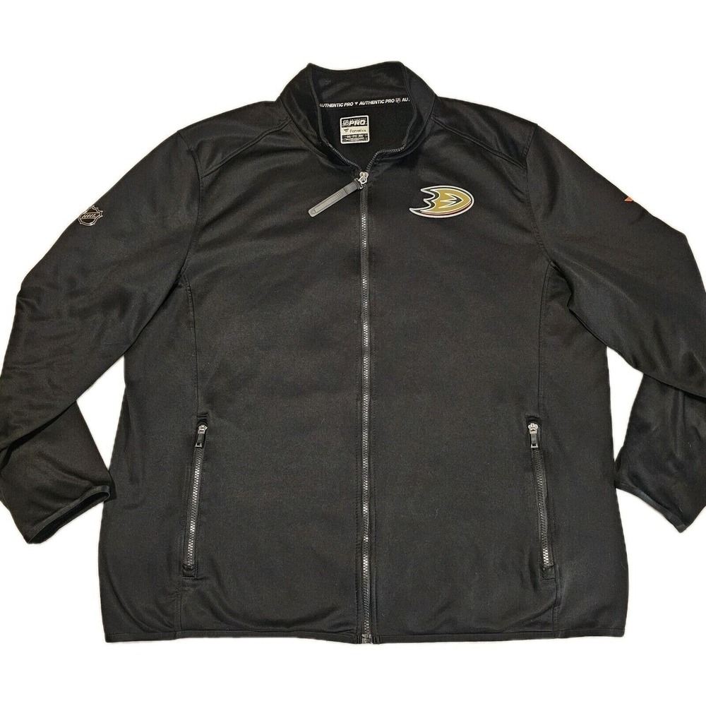NHL Authentic PRO Fanatics Anaheim Ducks LINED Rink Jacket SIZE 2XL
